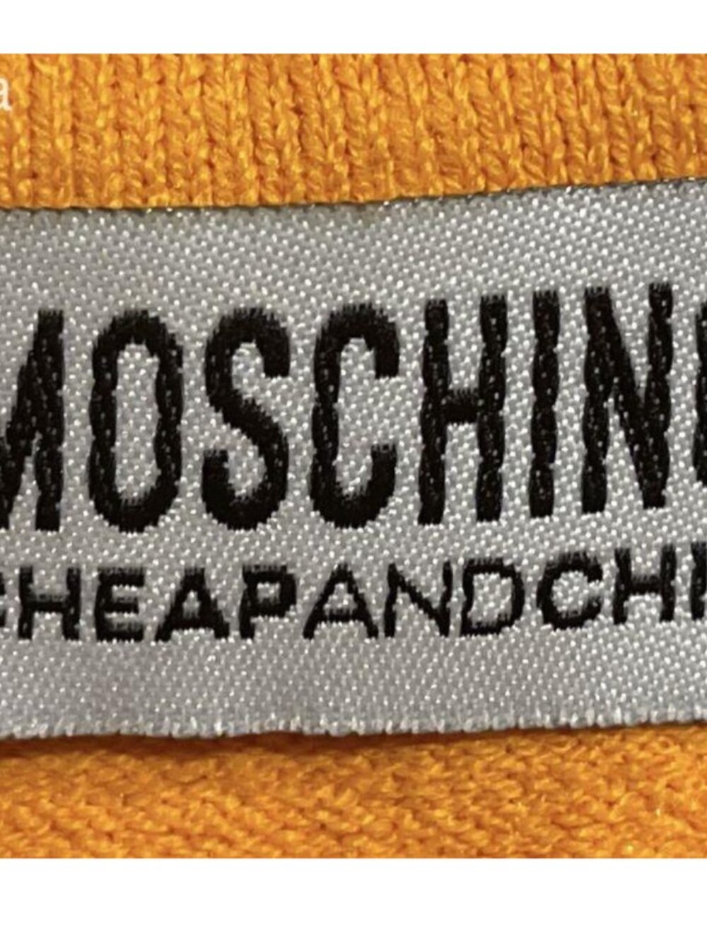 Vintage Moschino Cheap and Chic Beaded Knit Top Orange - 8 - Picture 3 of 6